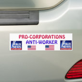 FAUX NEWS* Bumpersticker (Op auto)