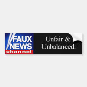 Faux News Channel bumper sticker (Voorkant)