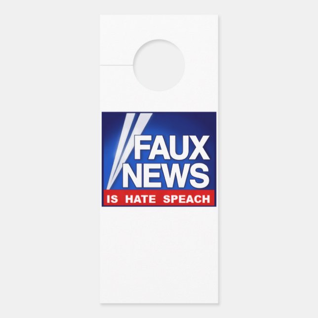 Faux News Deurhanger (Voorkant)