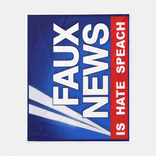 Faux News Fleece Deken (Voorkant)
