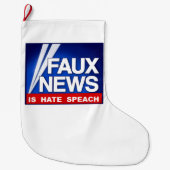Faux News Grote Kerstsok (Voorkant)