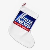 Faux News Grote Kerstsok (Voorkant (Hangend))