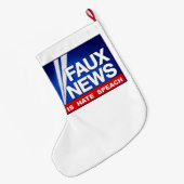 Faux News Grote Kerstsok (Achterkant (Hangend))