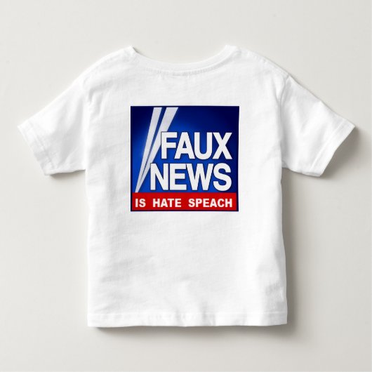 Faux News Kinder Shirts (Achterkant)