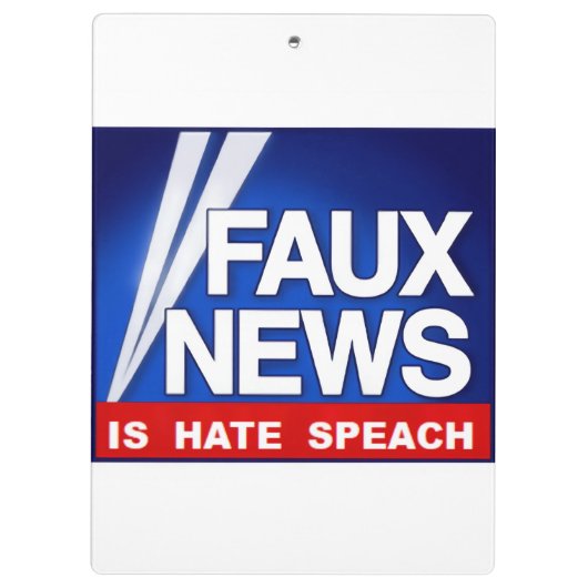 Faux News Klembord (Achterkant)