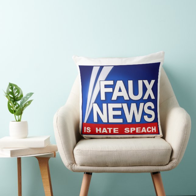 Faux News Kussen (Stoel)