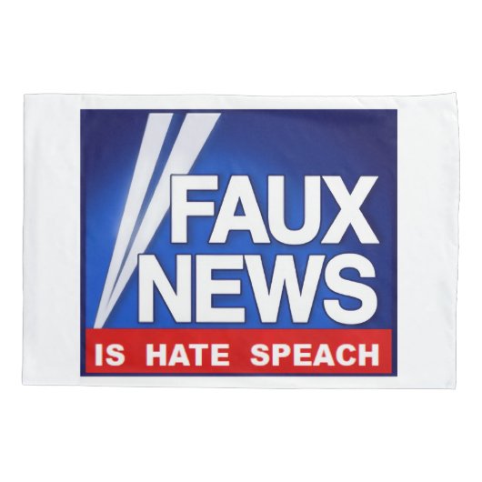 Faux News Kussensloop (Achterkant)