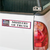 Faux News "Ministry of Truth" Bumpersticker (Op Truck)
