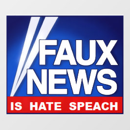 Faux News  Raamsticker
