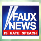 Faux News Raamsticker (Vel 3)