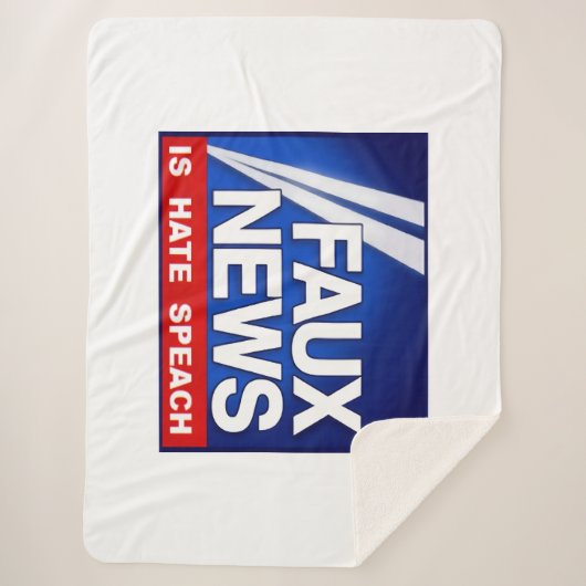 Faux News Sherpa Deken (Voorkant)