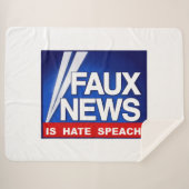 Faux News Sherpa Deken (Voorkant (horizontaal))