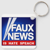 Faux News Sleutelhanger (Achterkant)