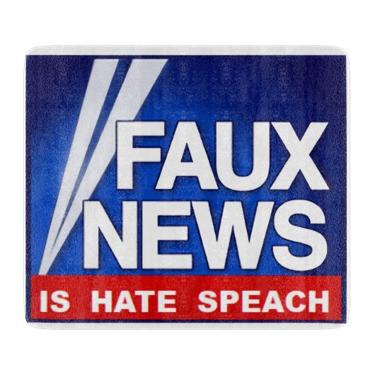 Faux News Snijplank (Voorkant)