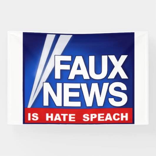 Faux News Spandoek (Horizontaal)