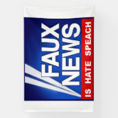 Faux News Spandoek (Verticaal)