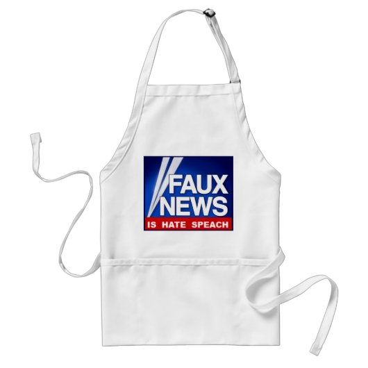 Faux News Standaard Schort (Voorkant)