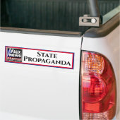 Faux News "State Propaganda" Bumpersticker (Op Truck)