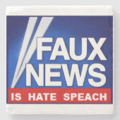 Faux News Stenen Onderzetter (Voorkant)