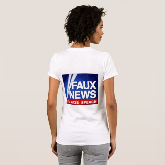 Faux News T-shirt (Achterkant volledig)