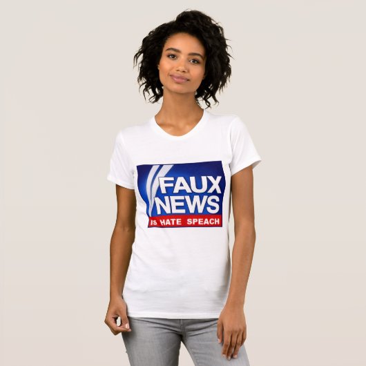 Faux News T-shirt (Voorkant volledig)