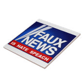 Faux News Tegeltje (Zijkant)