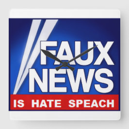 Faux News  Vierkante Klok