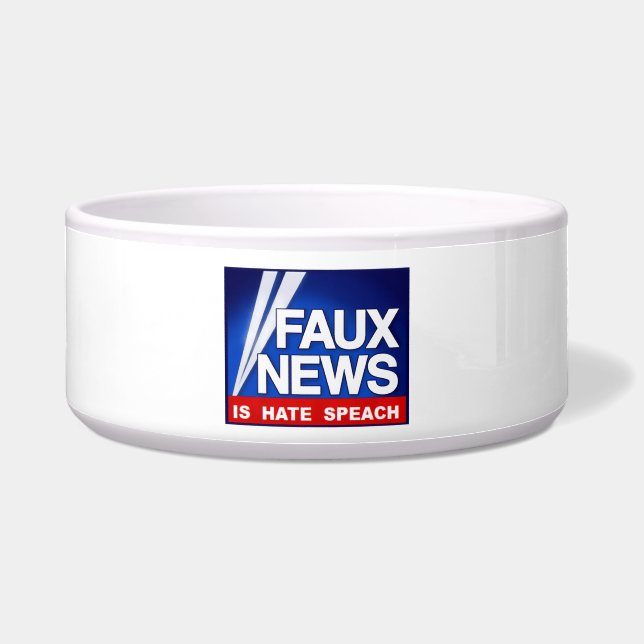Faux News Voerbakje (Voorkant)