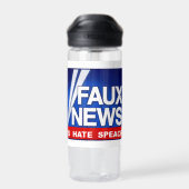 Faux News Waterfles (Achterkant)