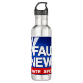 Faux News Waterfles (Voorkant)