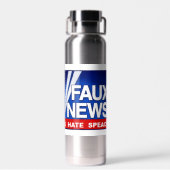 Faux News Waterfles (Achterkant)