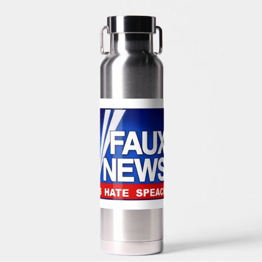 Faux News Waterfles (Voorkant)