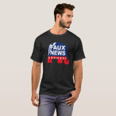FAUX Nieuws shirt FAKE Nieuws t shirt (Voorkant volledig)