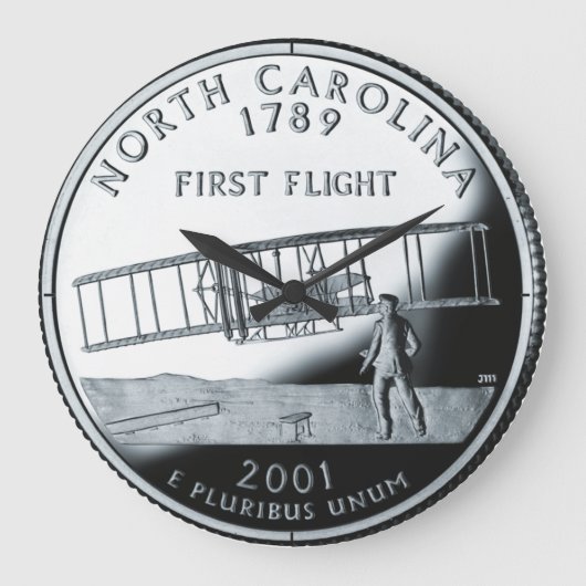 Faux North Carolina State Quarter Clock Grote Klok (Voorkant)
