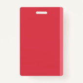 Faux Notitieboek Rode Kantoor Hall Pass Badge (Achterkant)