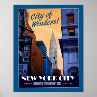 Faux NYC Travel Poster