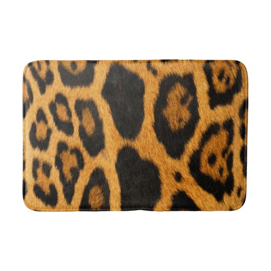 Faux Ocelot Skin Bathroom Mat (Voorkant)