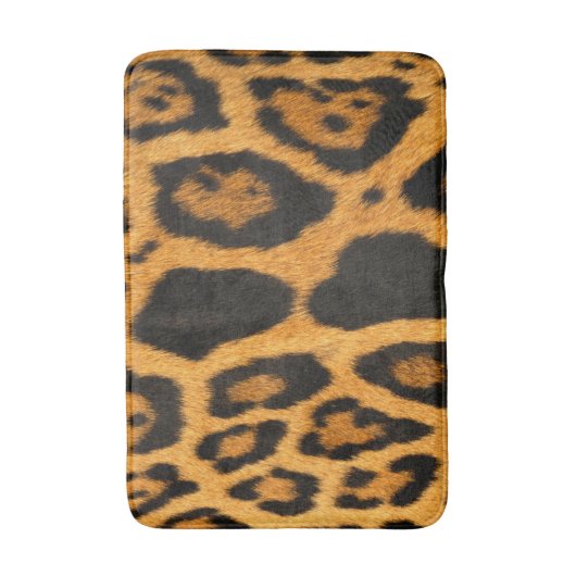 Faux Ocelot Skin Bathroom Mat (Voorkant Verticaal)
