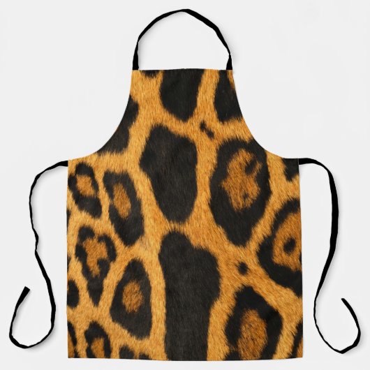 Faux Ocelot Skin Schort (Voorkant)