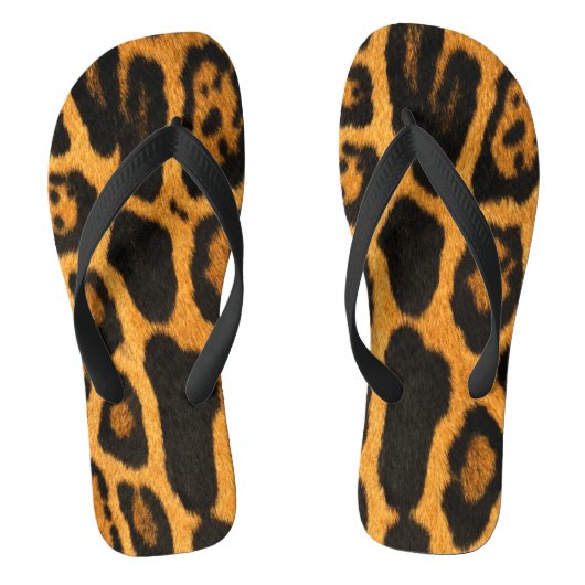 Faux Ocelot Teenslippers (Voetbed)