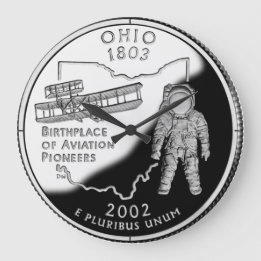 Faux Ohio State Quarter Clock Grote Klok