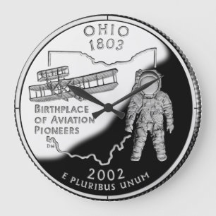 Faux Ohio State Quarter Clock Grote Klok