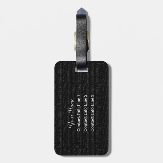 Faux Old Red Barn Siding MR & MRS Custom Bag Bagagelabel (Achterkant verticaal)