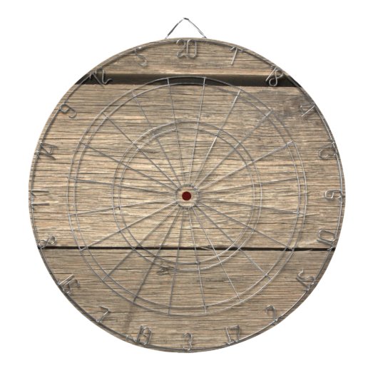 Faux Old Wooden Barrel Dartbord (Voorkant)