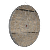 Faux Old Wooden Barrel Dartbord (Voorkant Links)