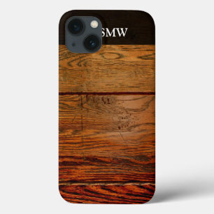 Faux-olied Wood Plank op maat Case-Mate iPhone Case