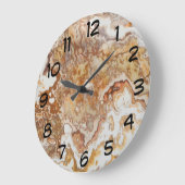 Faux Onyx Stone-look Decoratief Grote Klok (Hoek)