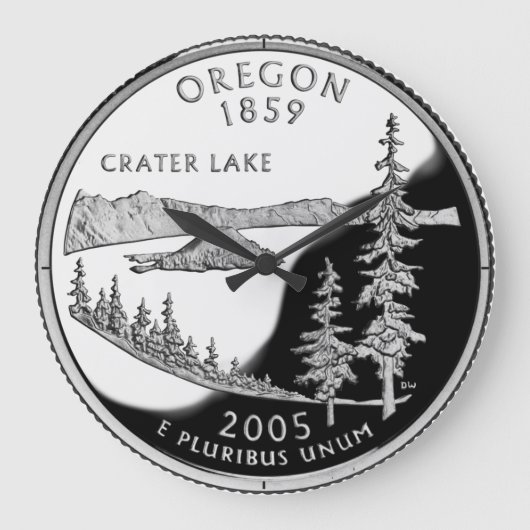 Faux Oregon State Quarter Clock Grote Klok (Voorkant)