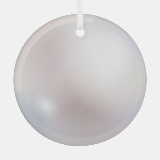 faux ornament, ophangbaar glas ornament (Voorkant)