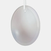 faux ornament, ophangbaar glas ornament (Voorkant links)